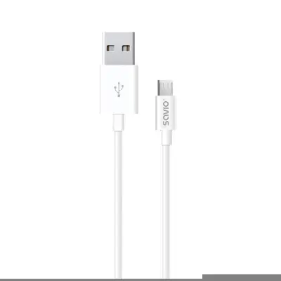 SAVIO CL-124 kabel (Micro USB - USB 2.0 tip A; 2m; bel)