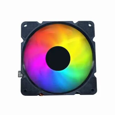CPU GEMBIRD hladilni ventilator 12 cm 100 W multicolor 4 PIN LED