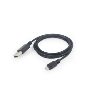 Kabel GEMBIRD CC-USB2-AMLM-2M (USB 2.0 M - Lightning M; 2m; črn)