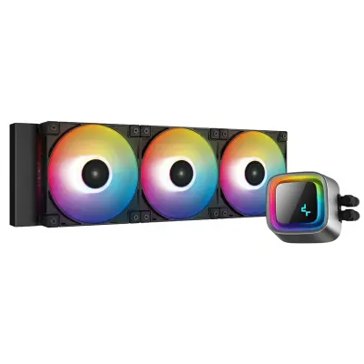 Vodni hladilnik CPU Deepcool Ls720 A-Rgb 360Mm Pwm črn