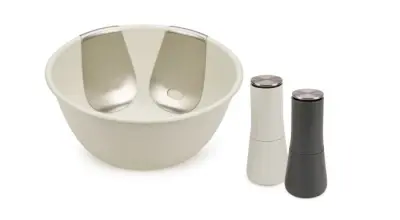 JJ-Set: Uno skleda z žlicami + mlinčki Milltop