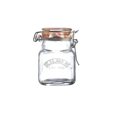 KIL-Jar 0,07 l Square Clip Top Jar