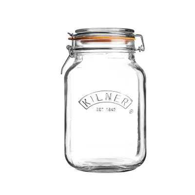 KIL-Jar 1,5 l Square Clip Top Jar