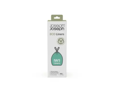 JJ-Vrečke za smeti 20 kosov, 40l, sive, Eco