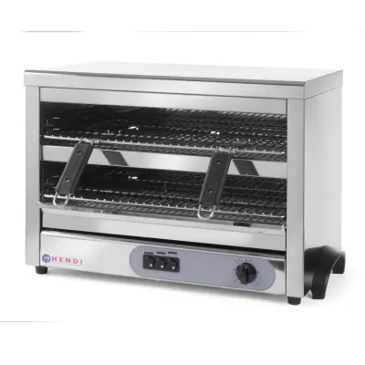 Quartz salamander toaster GN1/1 timer 4500W 400V - Hendi 264331
