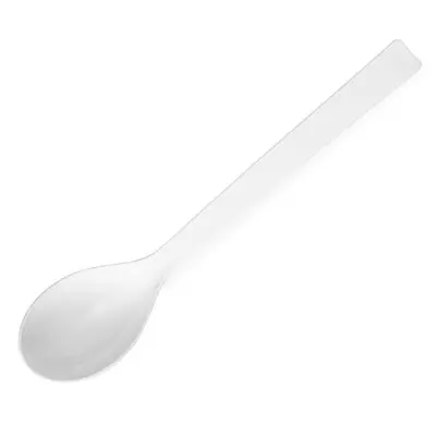 SAN plastična žlica za solato do 80C, bela, dolžina 335 mm - Hendi 564400