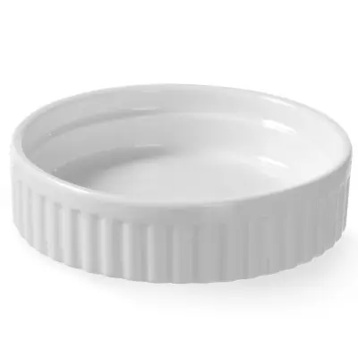Pekač za peko do 600C, porcelan, premer. 120 mm višina 55 mm - Hendi 783177