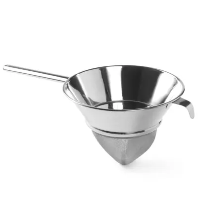 Kitajsko stožčasto sito z gosto mrežico iz jekla dia. 245 mm - Hendi 647561