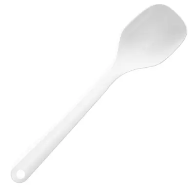 Bela žlica za solato iz melamina - Hendi 563908