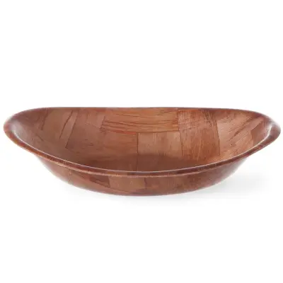 Lesena kuhinjska posoda, ovalna, 200x140 mm - Hendi 425503