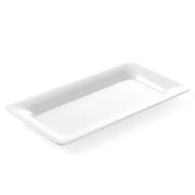 Bife pladenj za hrano iz melamina GN1/3, višina 20mm, bel - Hendi 566022