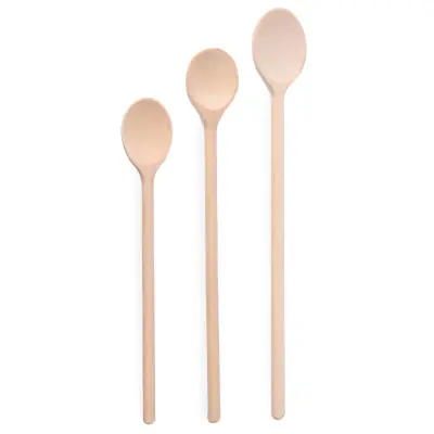 Lesene kuhinjske žlice Set 3 - Hendi 525005