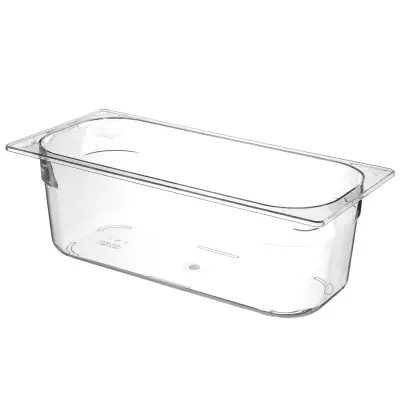 Polikarbonatna posoda za sladoled 360x165x120mm - prozorna 5L - HENDI 807026