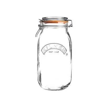 KIL-Jar 2 l Round Clip Top Jar