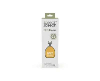 JJ-Vrečke za smeti 20 kosov, 20l, sive, Eco