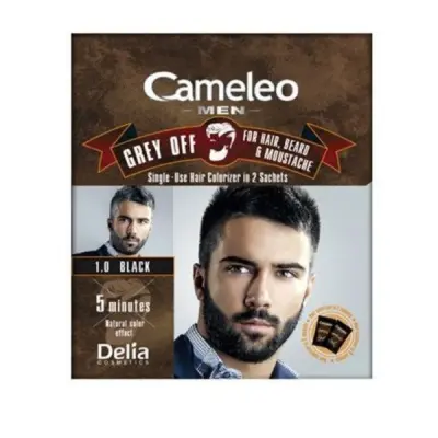 Delia Cameleo moška barva za lase v vrečki 2x15 ml 1.0 Black