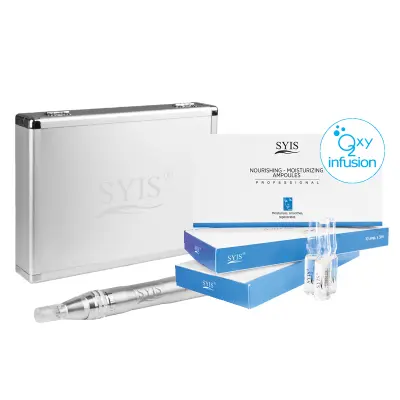 Syis - Microneedle Pen 05 srebrna + Syis kozmetika