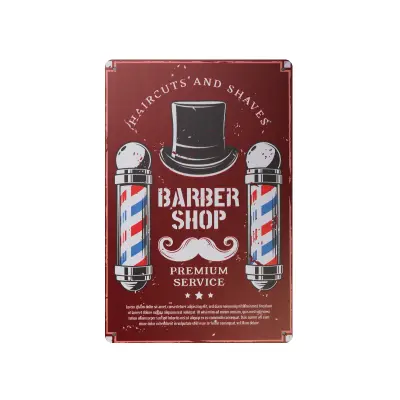 Barber okrasna tabla B030