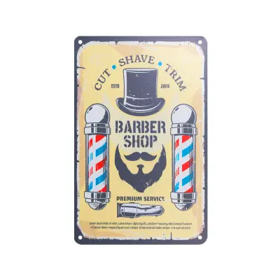 Barber okrasna tabla B018