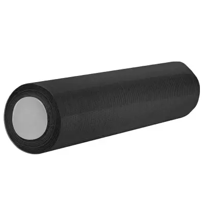 Podstavek za enkratno uporabo s folijo, črn midi, 51 cm