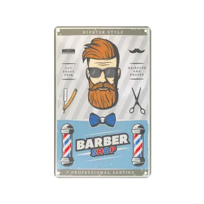 Barber okrasna tabla B057