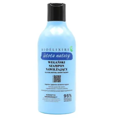 BIOELIXIRE Veganski vlažilni šampon za lase 400 ml