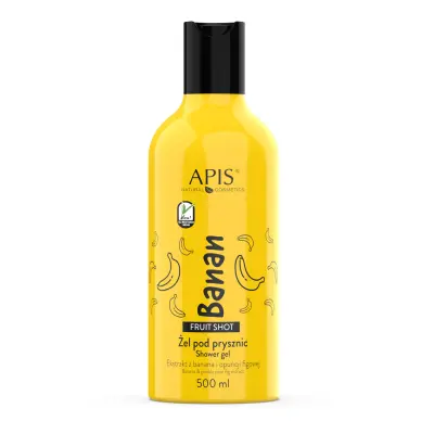 Apis fruit shot, gel za tuširanje banana 500 ml