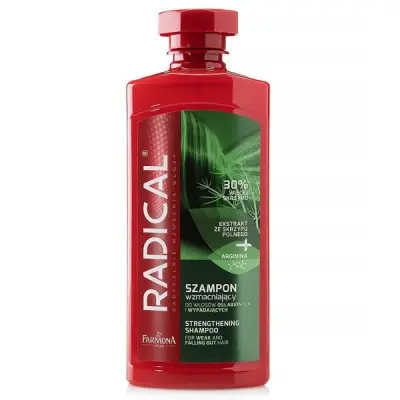 RADICAL krepilni šampon za oslabljene in izpadajoče lase 400 ml