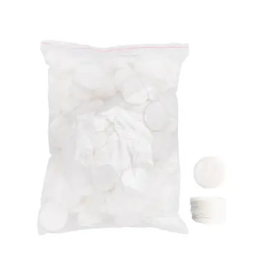Okrogle bombažne kozmetične blazinice 250 g