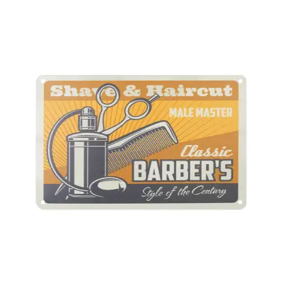 Barber okrasna tabla B001