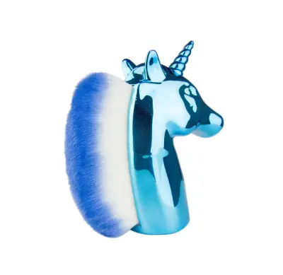Unicorn čopič za odstranjevanje prahu in ličila Modra