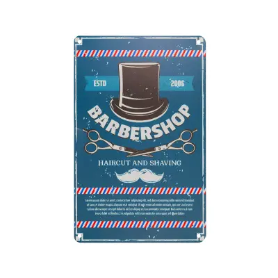 Barber okrasna tabla B031