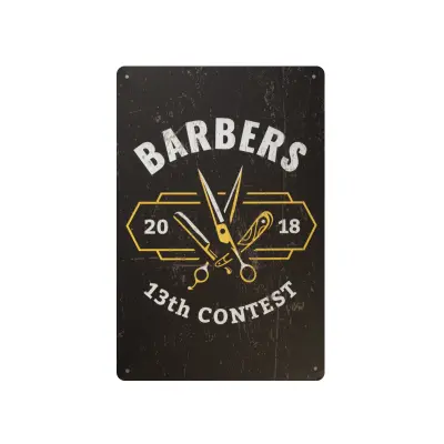 Barber okrasna tabla B038