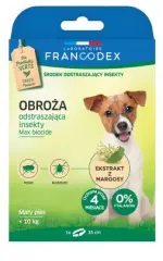 FRANCODEX Ovratnica proti mrčesu za majhne pse do 10 kg - 4 mesece zaščite - 35 cm