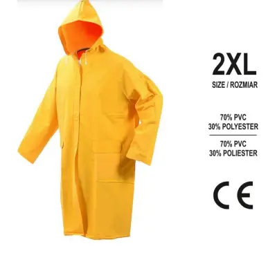 Vorel dežni plašč velikosti xxl rumeno 74632