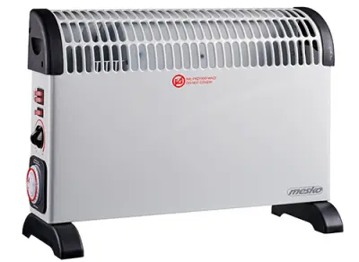Konvoktorski radiator s časovnikom in turbo močjo
