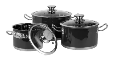 Vintage Cuisine 3-delne lončke iz nerjavečega jekla