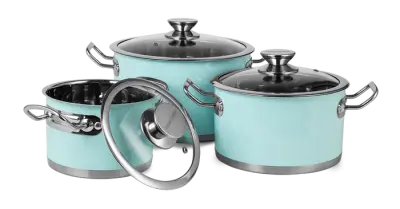 Vintage Cuisine 3-delne lončke iz nerjavečega jekla