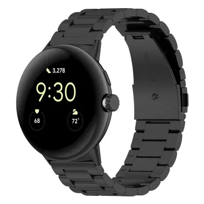 Pašček za uro iz nerjavečega jekla za Google Pixel Watch 3 Black 45 mm