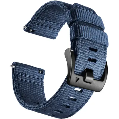 Najlonski pašček za uro za pametno uro Garmin Forerunner 255/265/245 Blue M