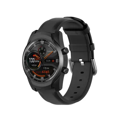 Silikonski pašček za uro za Ticwatch GTX/Pro Black