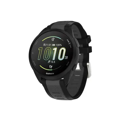 Silikonski zapestni trak za serijo Garmin Forerunner Black