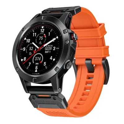 Pašček za uro Garmin Fenix 22mm Orange