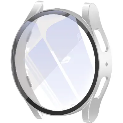 Zaščitna torbica za Samsung Watch 7 z vgrajeno zaščito zaslona Silver 40 mm