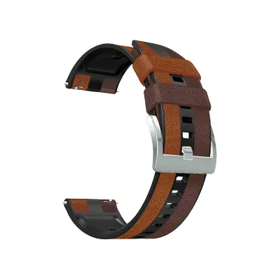 Pašček za uro za HUAWEI GT3 Pro, SUUNTO 9 Peak in več Brown+Black