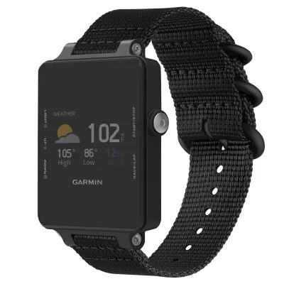Najlonski pašček za uro Garmin Vivoactive Acetate Black