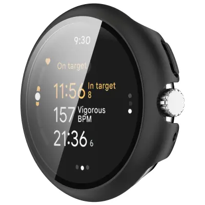 Ovitek za Google Pixel Watch 3, zaščitni ovitek Black 45 mm