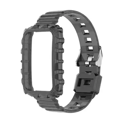 Prozoren TPU pašček za uro za Xiaomi Band 7 Pro Black