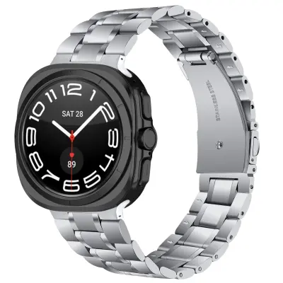 Pašček za uro iz nerjavečega jekla za Samsung Galaxy Watch 7 Ultra 47MM Silver