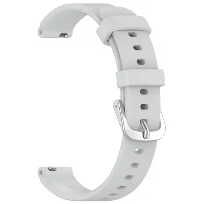 12 mm visokokakovosten silikonski pas za uro Grey